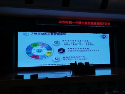 高一年级学生生涯发展规划讲座